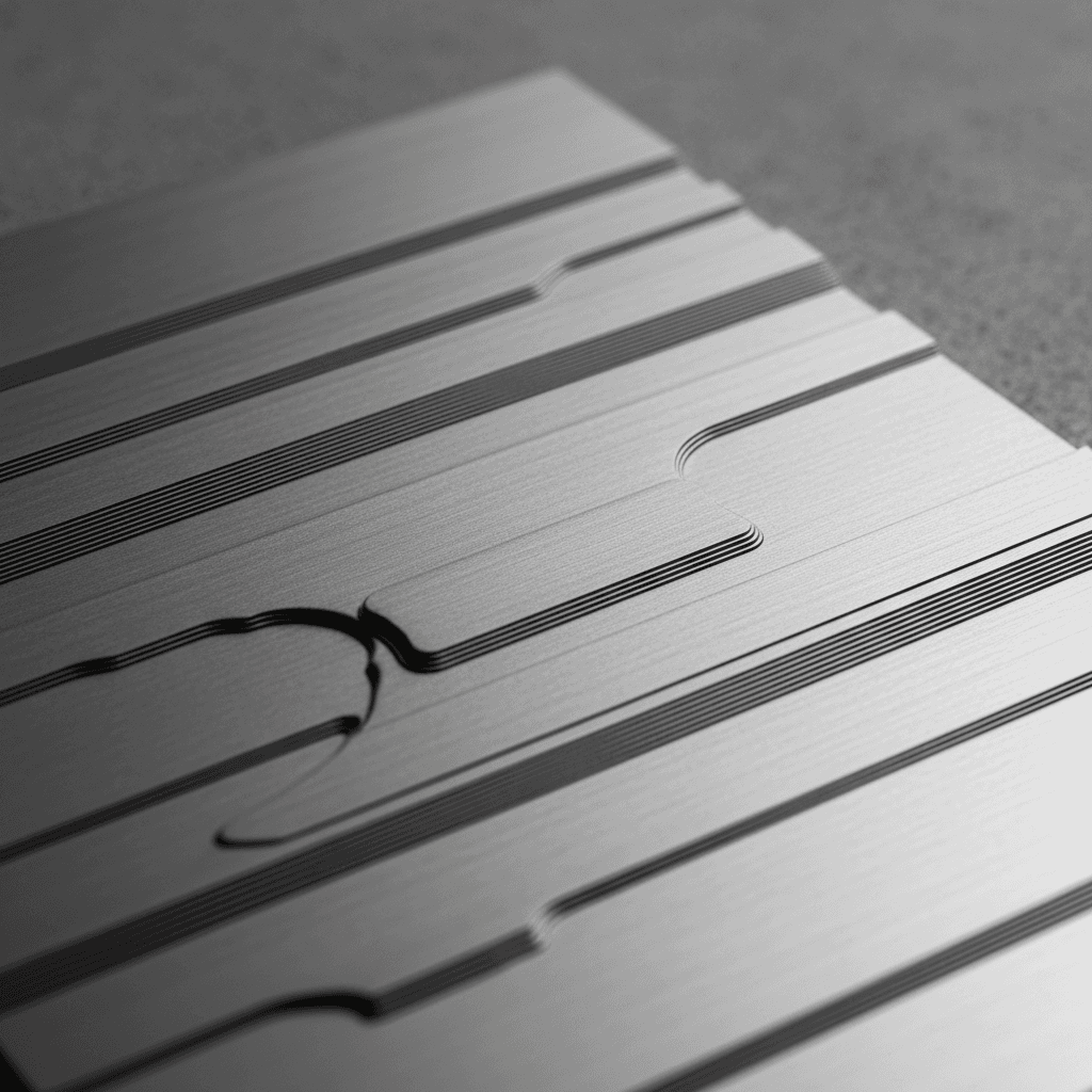 Close-up detail of 3D printed surface texture showing layer quality