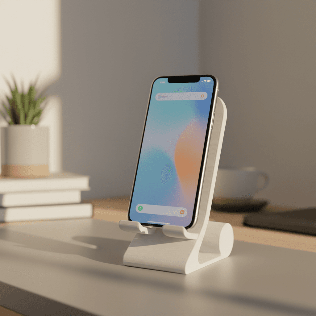 Device stands - 3D printed phone and tablet mounts